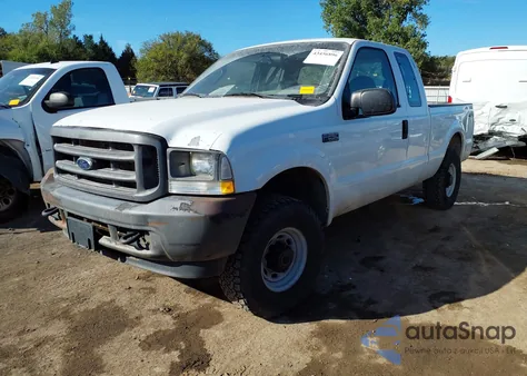 2003 Ford F-250 Lariat/Xl/Xlt from USA, damaged, VIN 3FTNX21L43MB17703